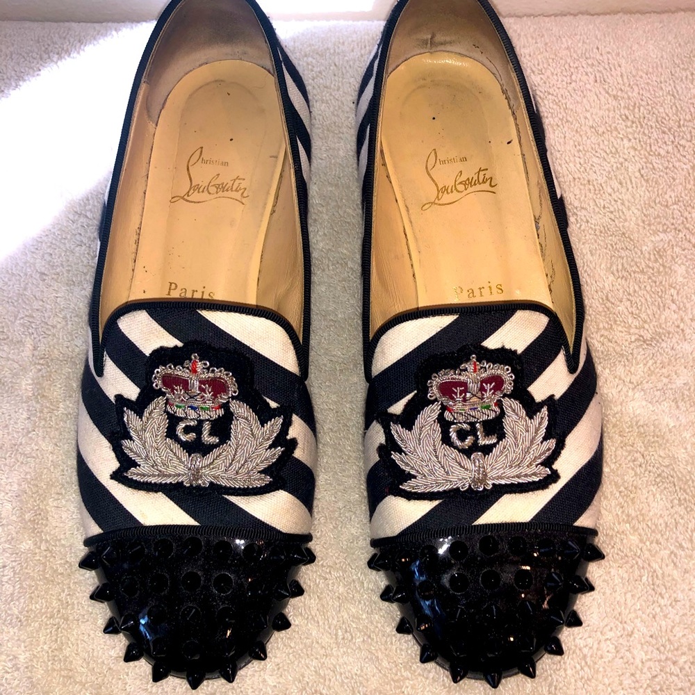 Louboutin loafers size 38.5